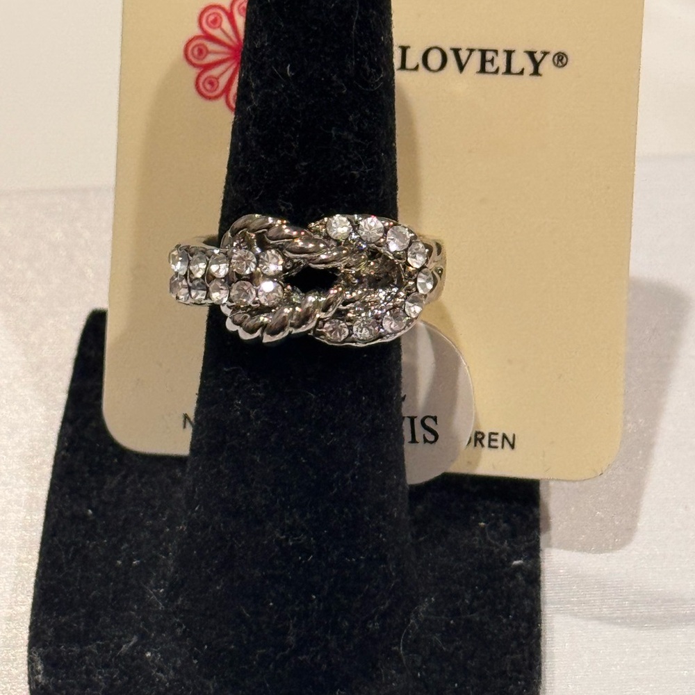 Silver Crystal Women's Ring